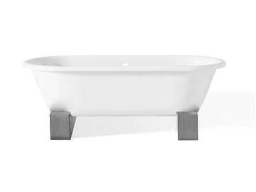 DUAL WOOD - Oval cast iron bathtub on legs by Gaia Mobili - view 2